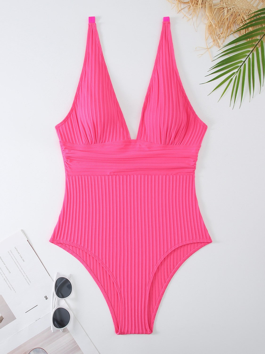 Maillot de bain femme Berg-feldt coupe haute et côtelé