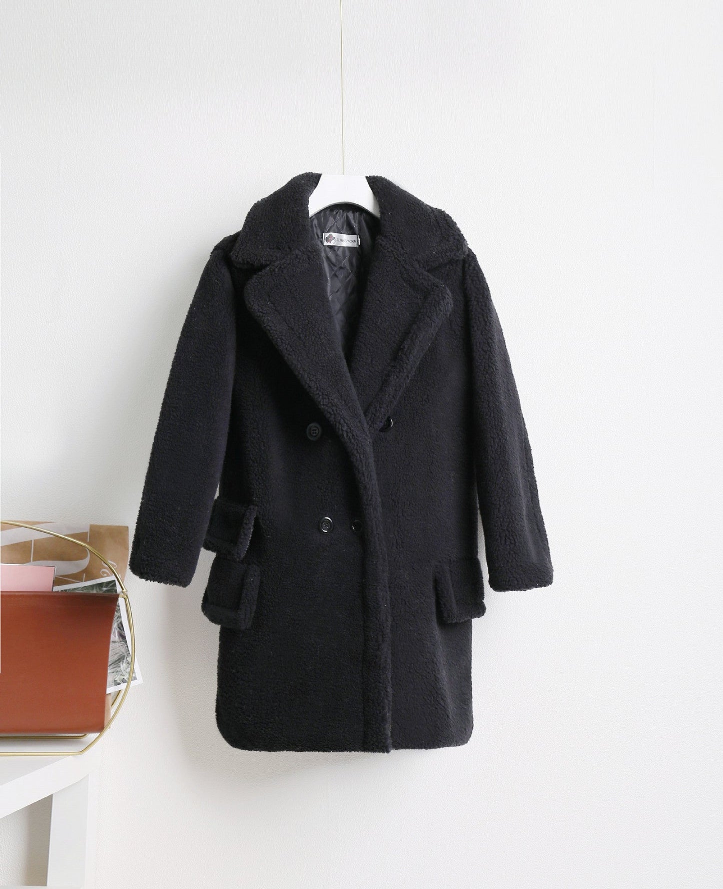 Manteau douillet à double boutonnage pour femme Berg-Feldt