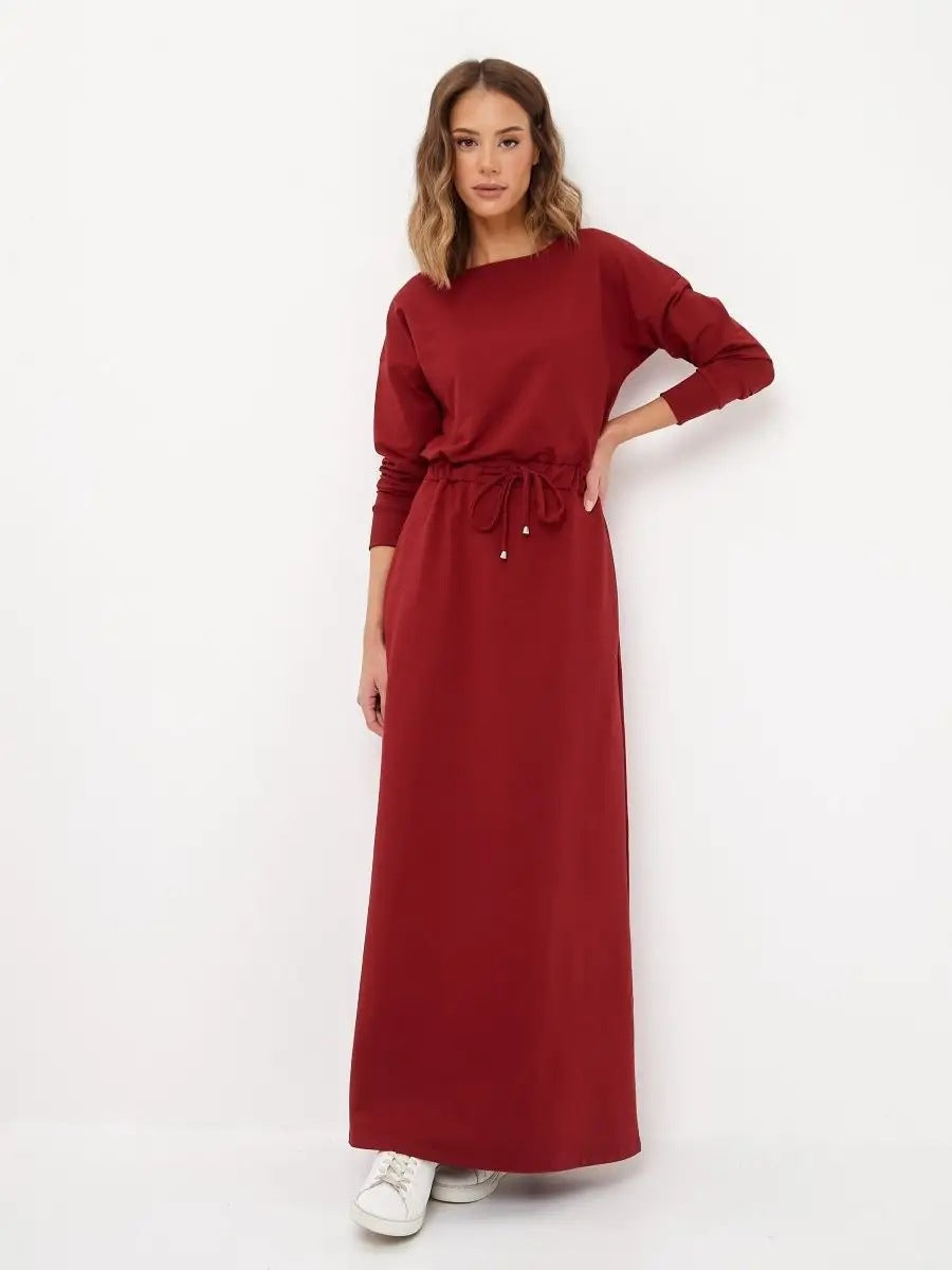 Leichtes Maxikleid für Damen mit Kordelzug von berg-feldt