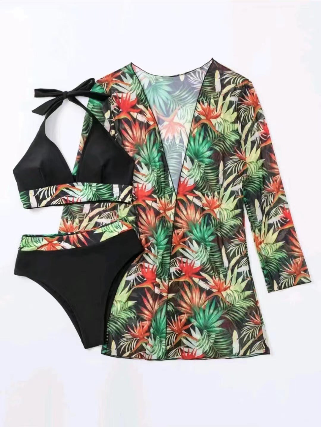 Bikini fleuri tendance pour femme avec kimono par berg-feldt