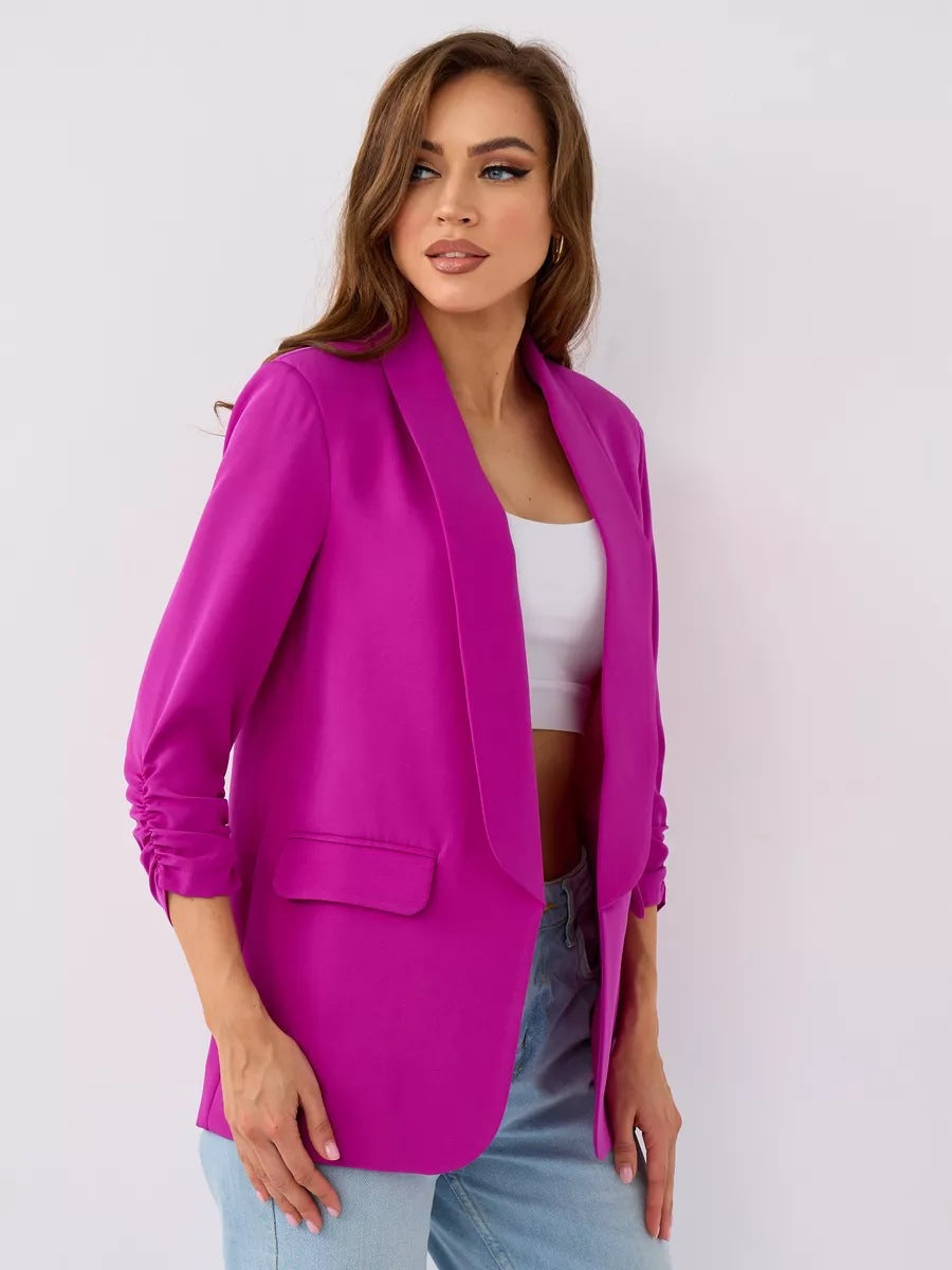 Blazer élégant pour femme avec basques raffinées et coupe ajustée de berg-feldt