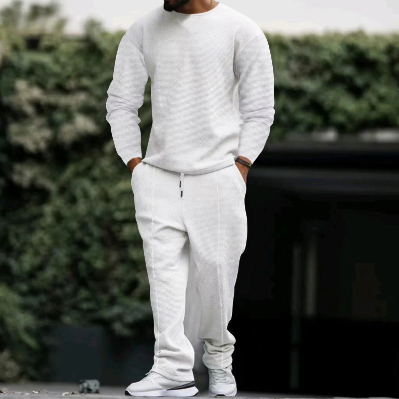 Herren lässiges Sweatshirt und Jogginghose Set mit strukturiertem Stoff Berg-Feldt