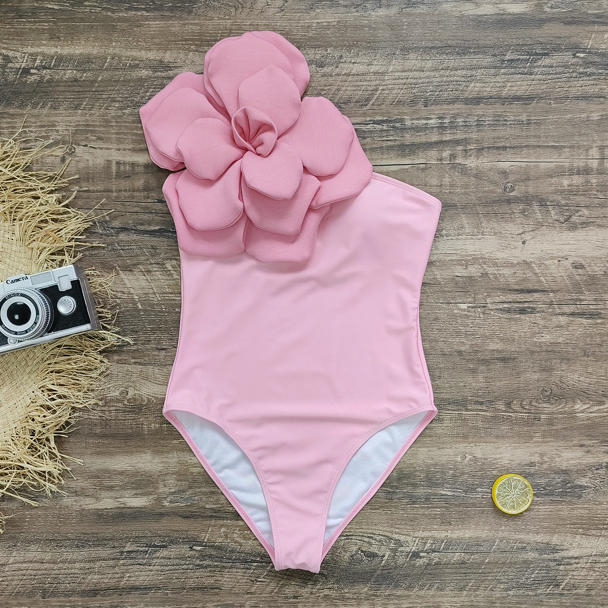 Maillot de bain femme de haute qualité avec motif floral 3D et tissu extensible de berg-feldt
