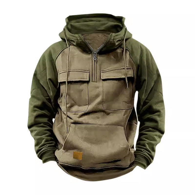Sweat à capuche fonctionnel pour homme avec poches pratiques et design innovant Berg-Feldt