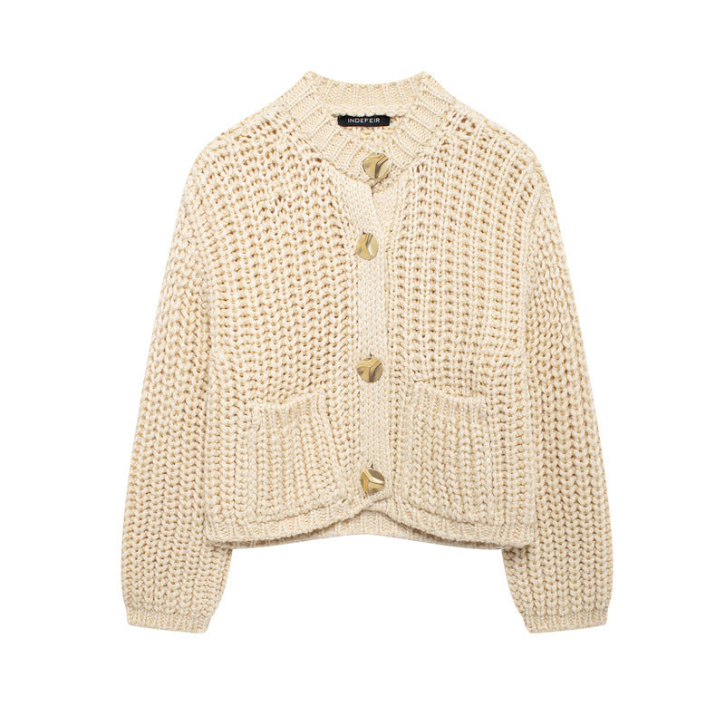 Cardigan douillet pour femme avec de gros boutons Berg-Feldt