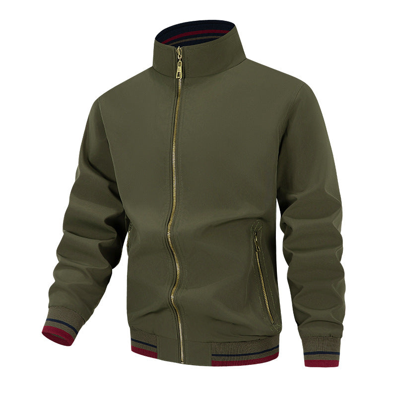 Herren modische Übergangsjacke mit hohem Kragen und praktischen Taschen Berg-Feldt