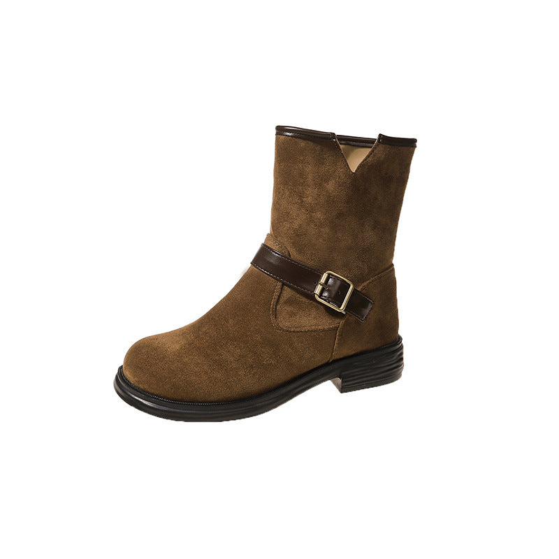 Élégantes bottines western pour femmes avec boucles de berg-feldt