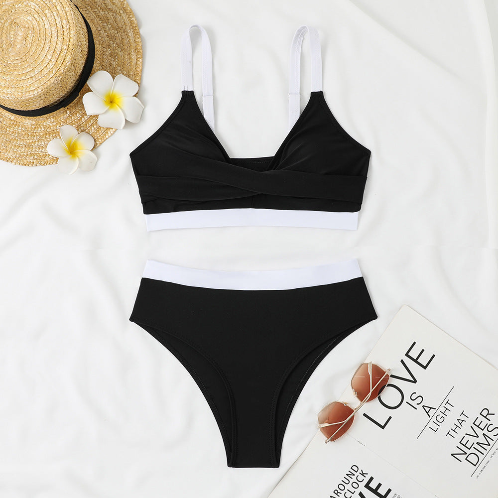 Ensemble de bikini Berg-Feldt pour femme avec col torsadé