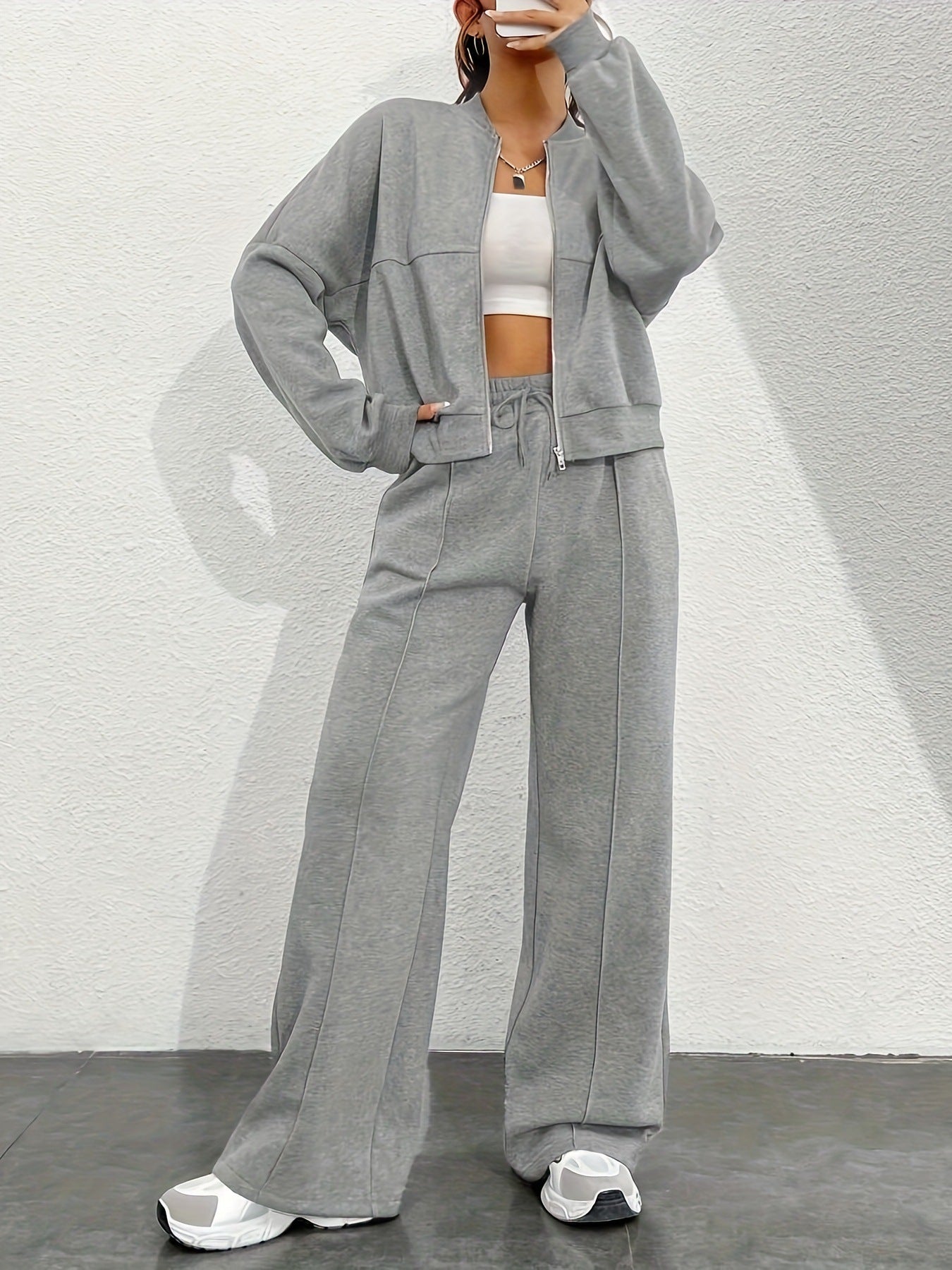Ensemble de survêtement décontracté pour femme, coupe confortable et poches pratiques Berg-Feldt