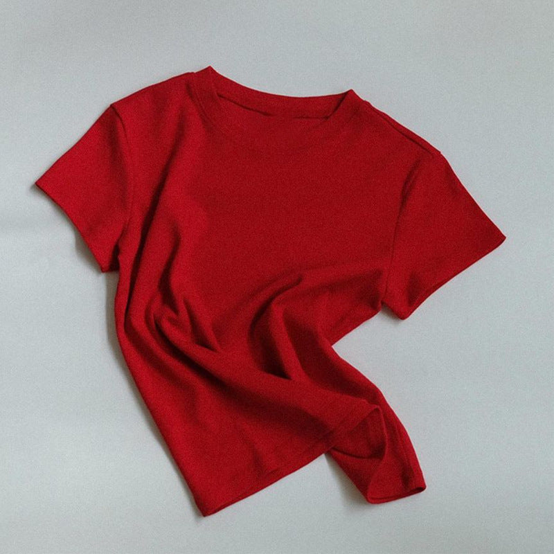 Hochwertiges Bio-Baumwoll-T-Shirt für Damen mit Rundhalsausschnitt von berg-feldt