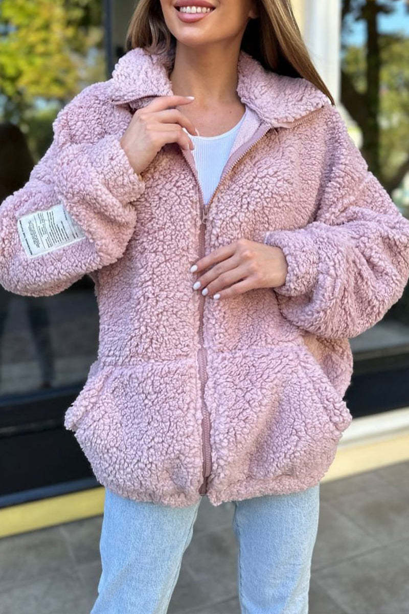 Veste polaire douillette pour femme avec poches pratiques et col haut Berg-Feldt