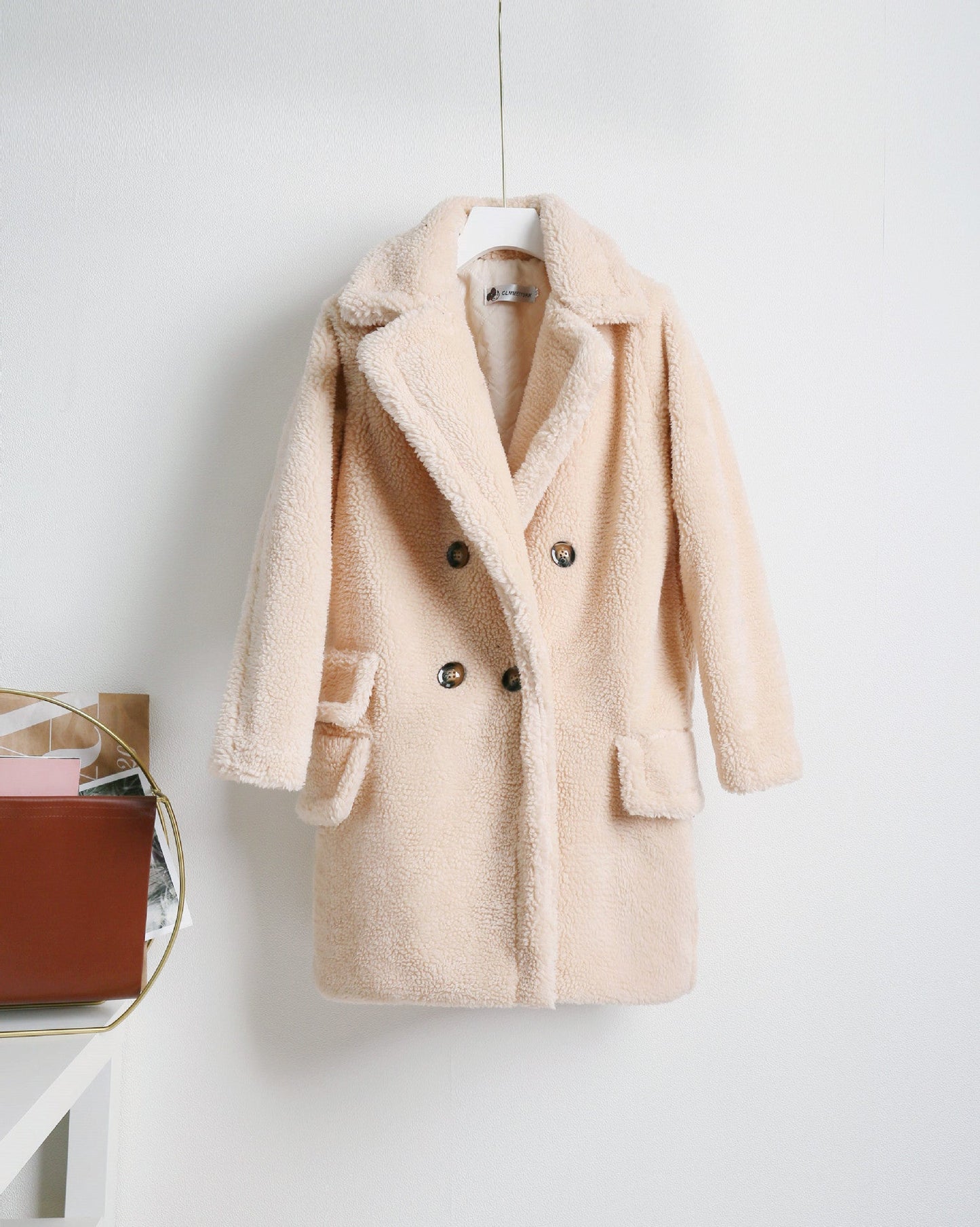 Manteau douillet à double boutonnage pour femme Berg-Feldt