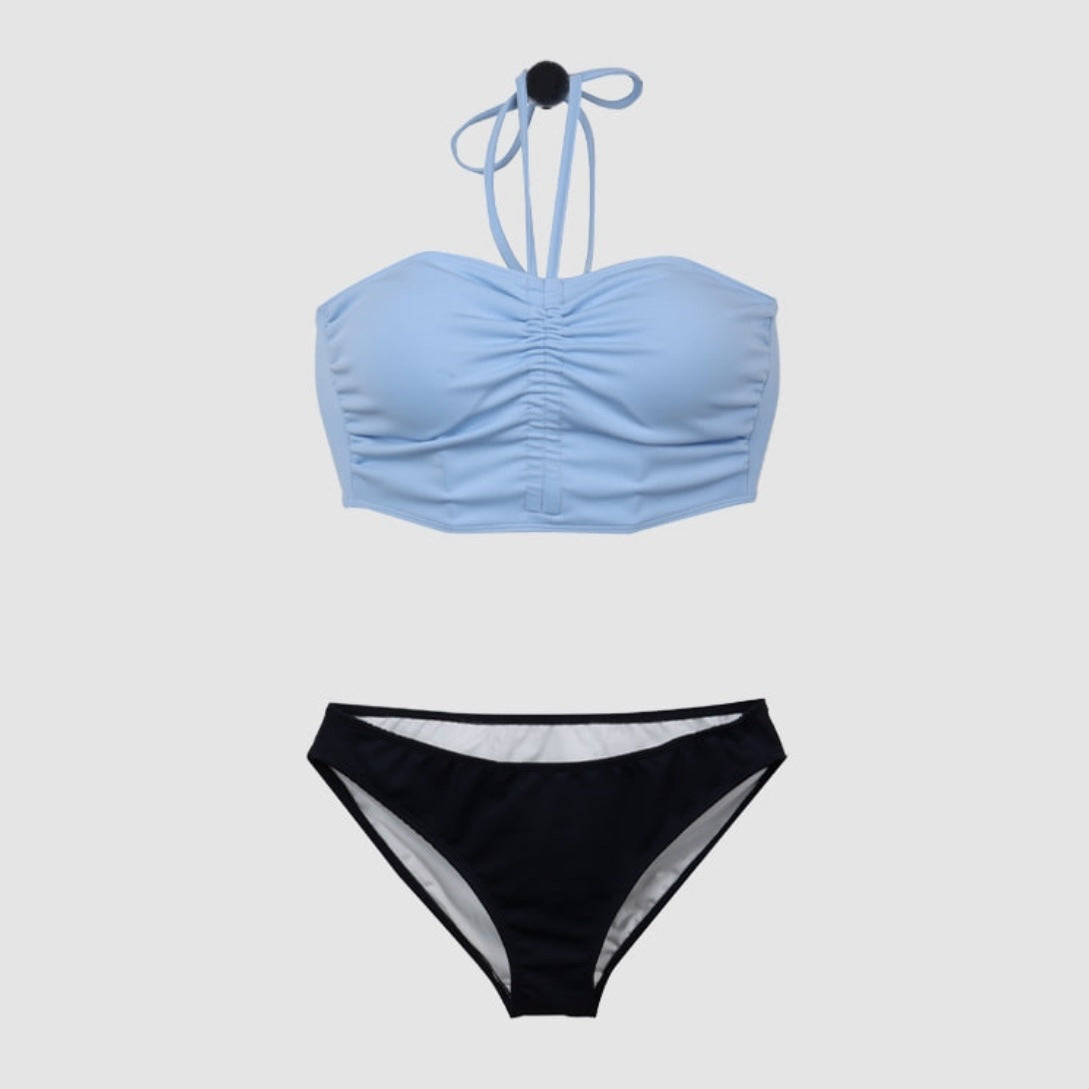 Ensemble de bikini femme Berg-Feldt froncé avec bretelles réglables