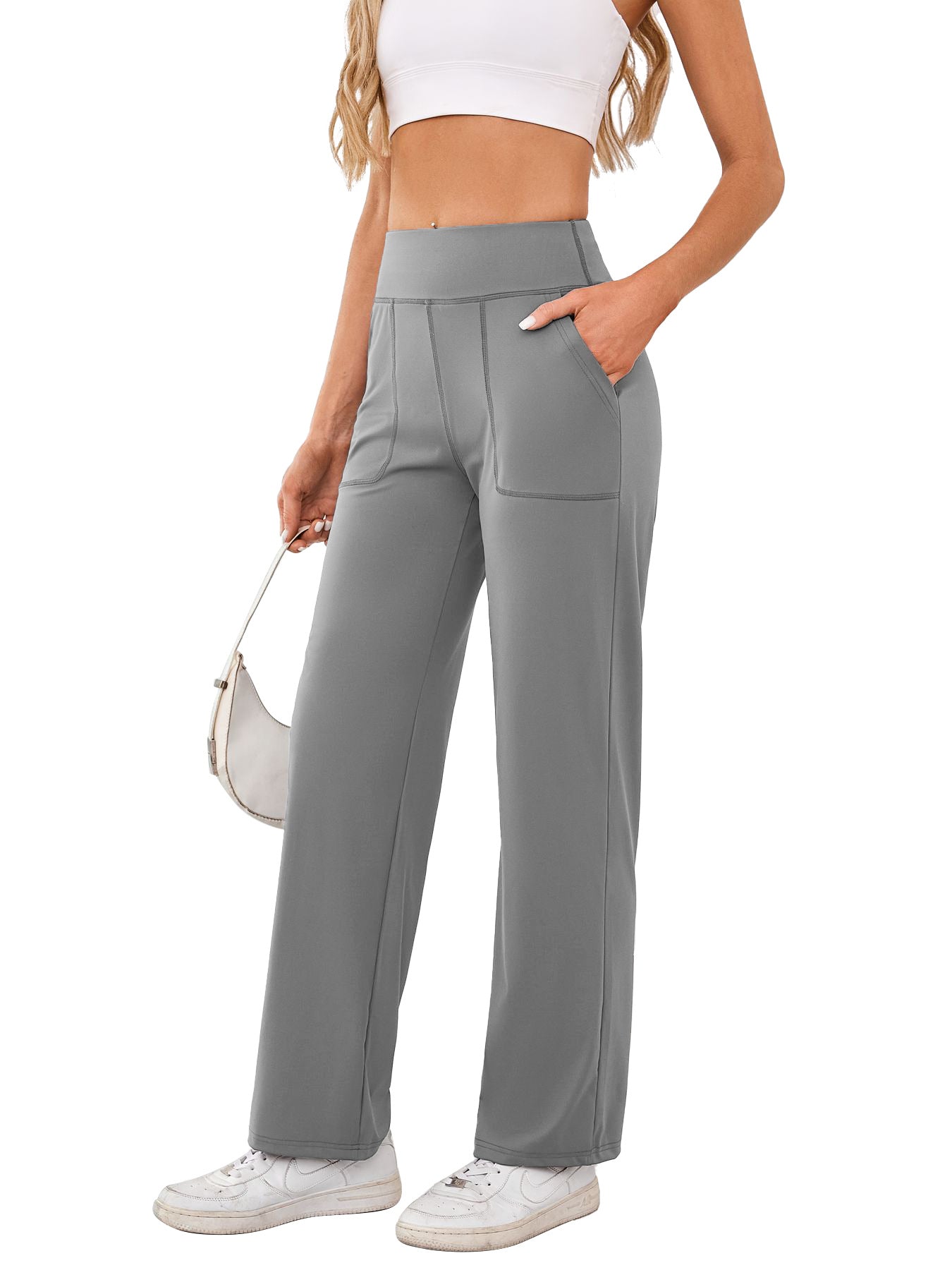 Pantalon de loisirs confortable pour femme avec poches latérales et taille élastique Berg-Feldt