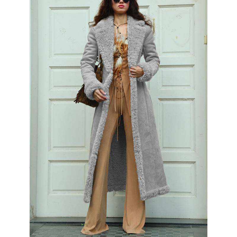 Manteau de luxe en fausse fourrure pour femme Berg-Feldt