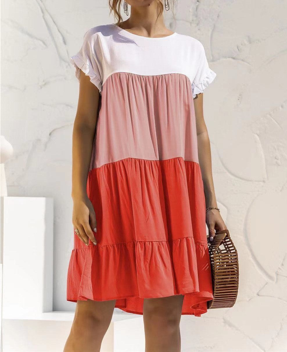 Robe d'été pour femmes : légère, décontractée, avec une jupe ample et des volants (berg-feldt)