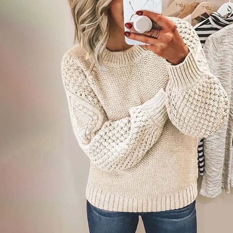 Berg-Feldt | Einfarbiger Strickpullover