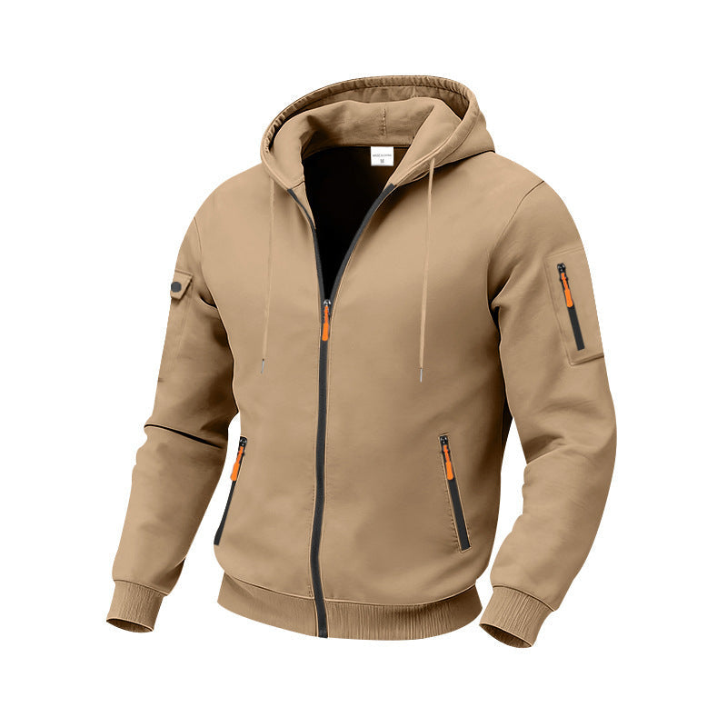 Veste à capuche fonctionnelle pour homme avec poches techniques Berg-Feldt