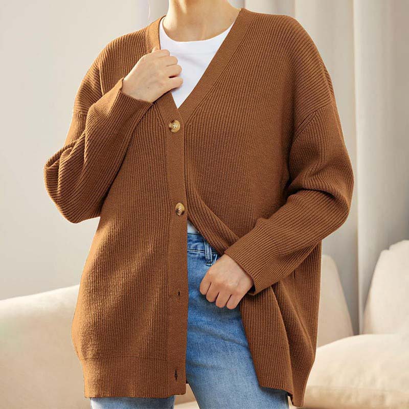 Berg-Feldt | Klassische Strick-Strickjacke für Alltag