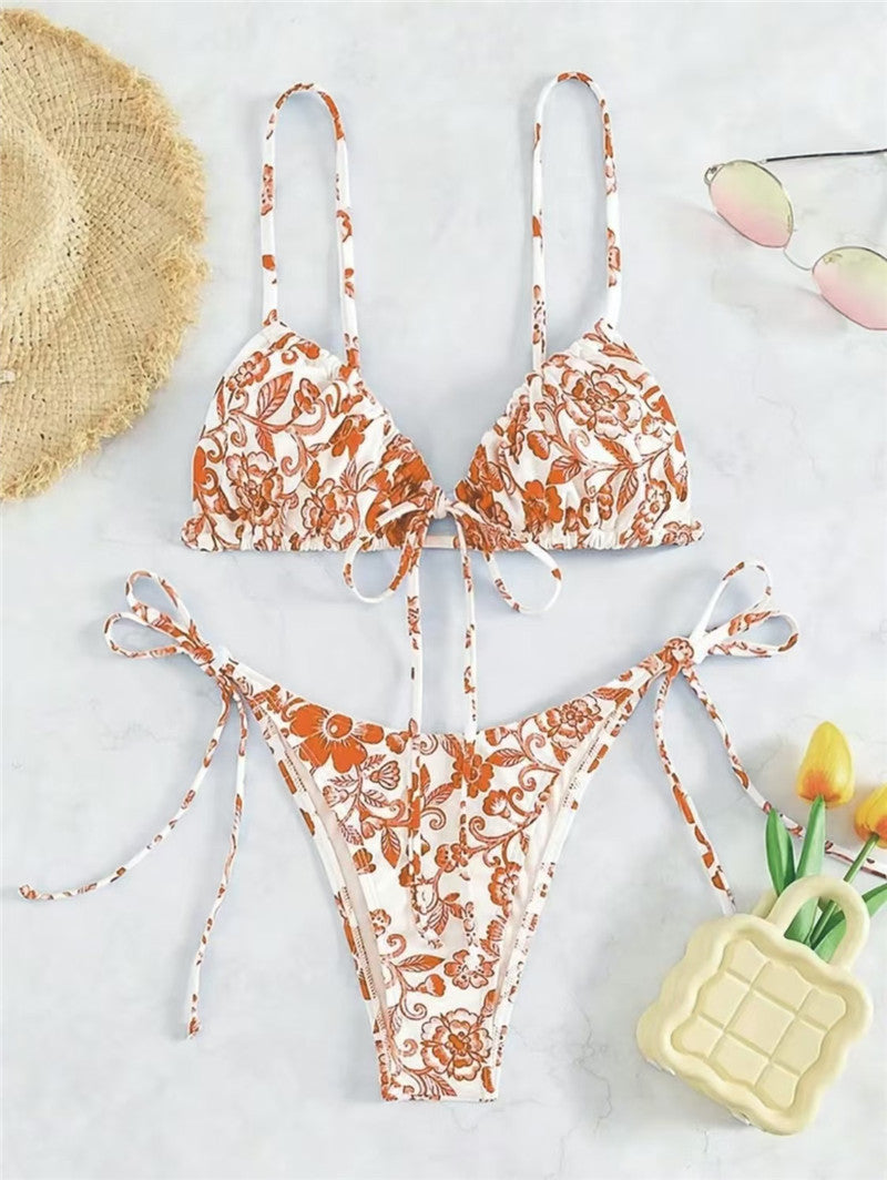 Ensemble de bikini à fleurs avec bretelles réglables pour femme de berg-feldt