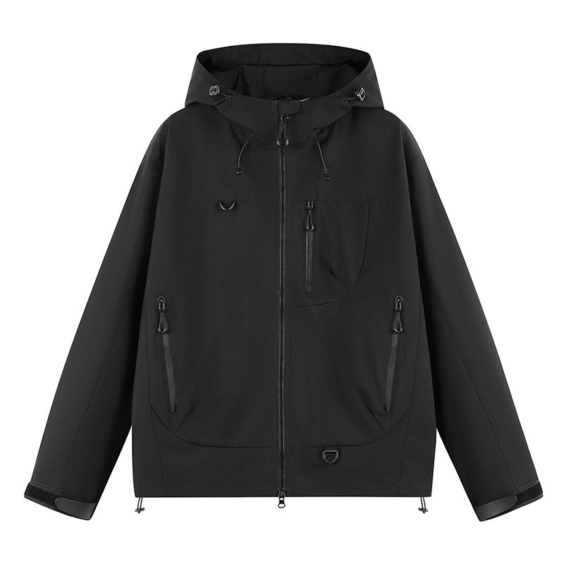 Veste de sport d’extérieur imperméable pour femme avec capuche réglable Berg-Feldt