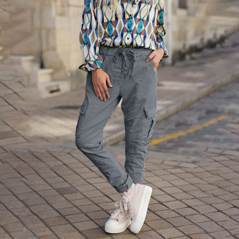 Berg-Feldt Pantalon cargo femme pour les loisirs