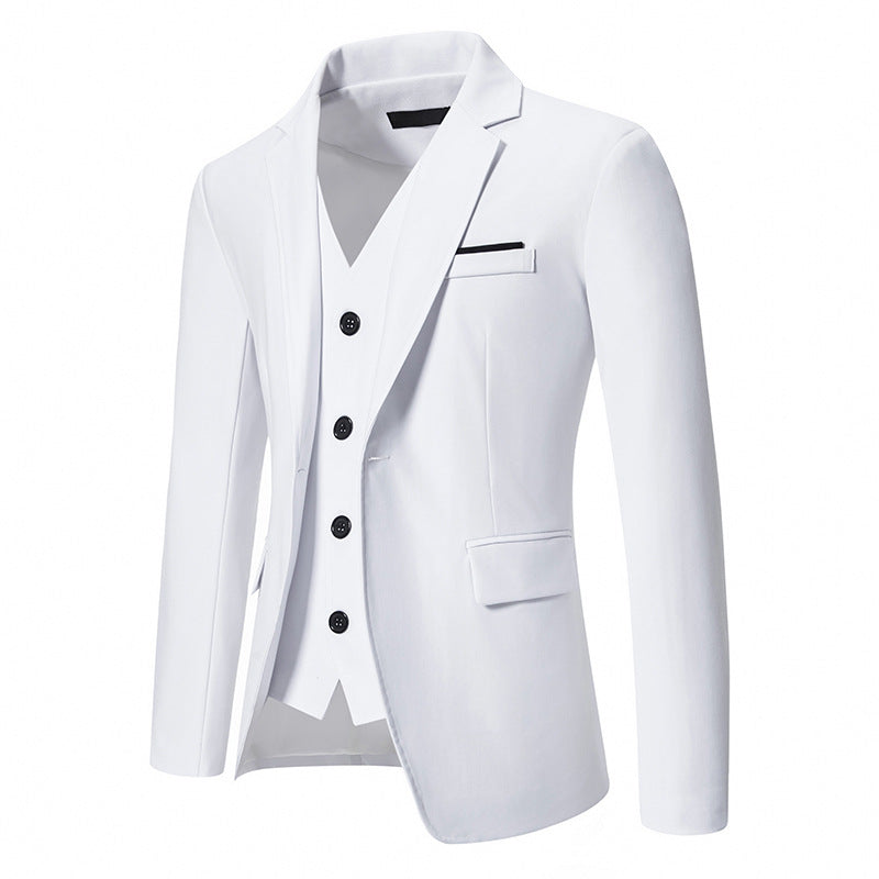 Herren elegant ausgestattetes Anzugset mit Blazer, Weste und Hose Berg-Feldt