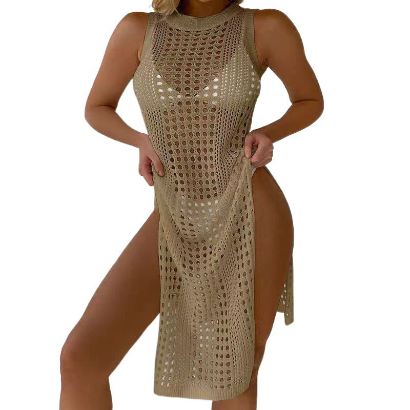 Gilet en crochet transparent par berg-feldt pour femme
