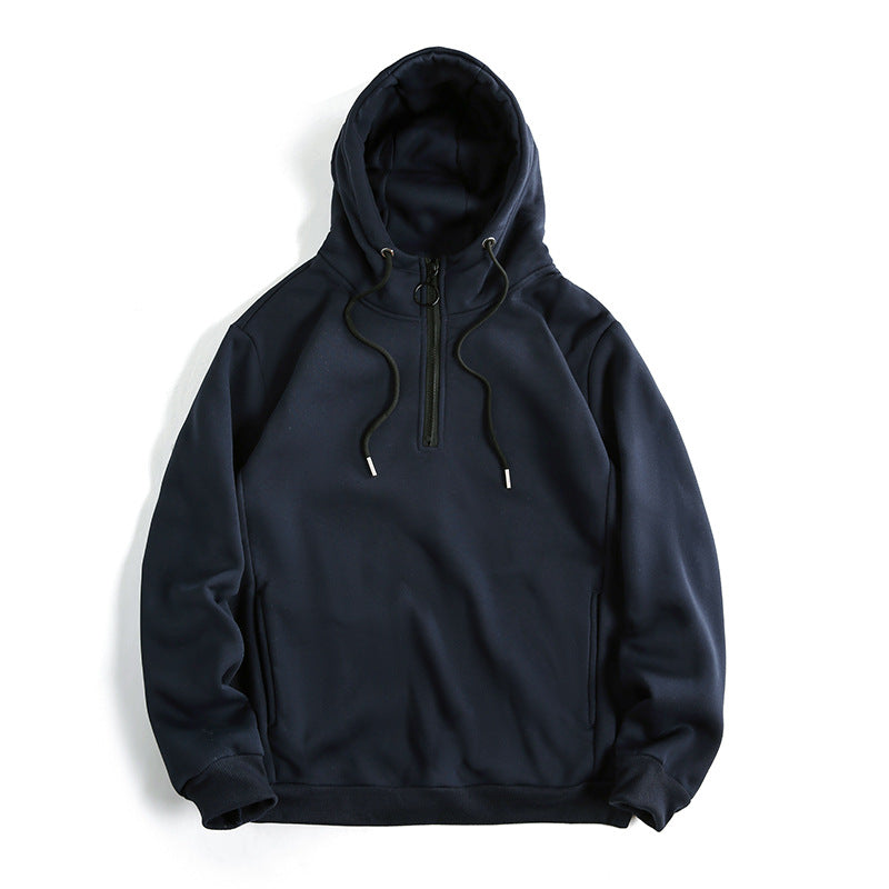 Damen Kapuzenpullover mit Halbreißverschluss und weichem Innenfutter Berg-Feldt