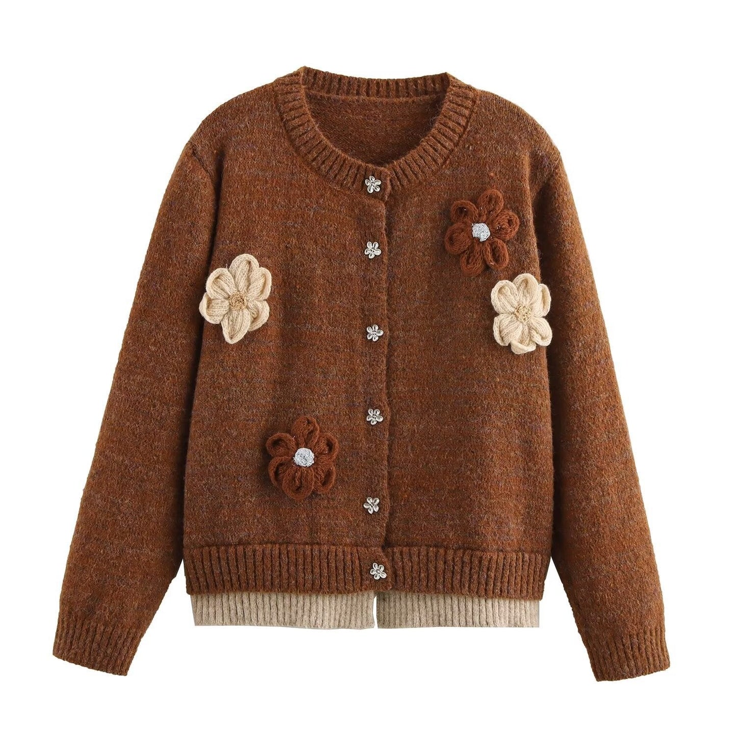 Women's Embroidered Floral Cardigan berg-feldt