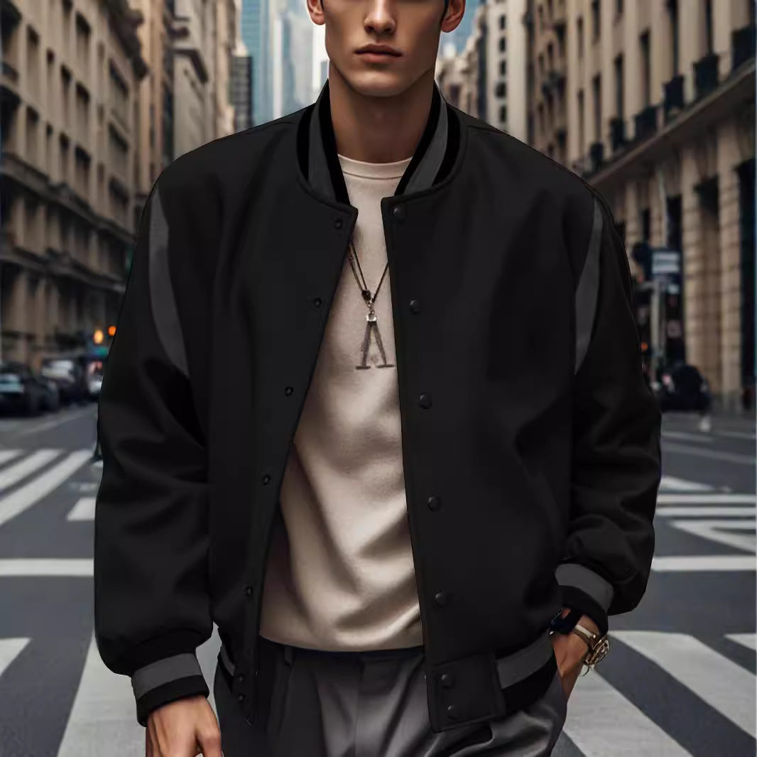 Bomber pour homme avec manches contrastées Berg-Feldt