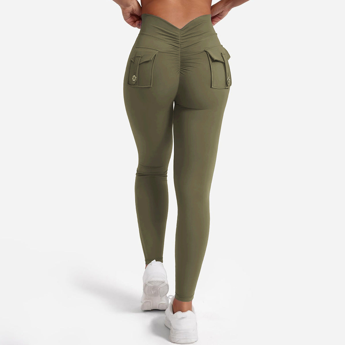 Leggings de sport taille haute pour femmes avec poches de berg-feldt