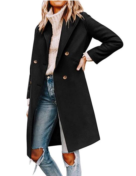 Manteau femme élégant et décontracté à double boutonnage Berg-Feldt