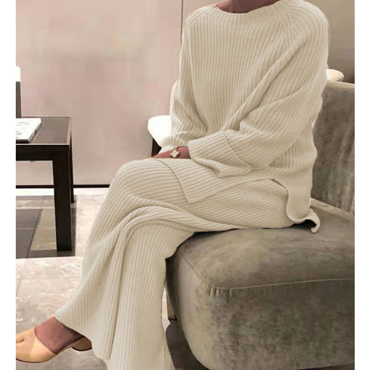 Ensemble de Loungewear Confortable en Tricot Côtelé Berg-Feldt pour Femme