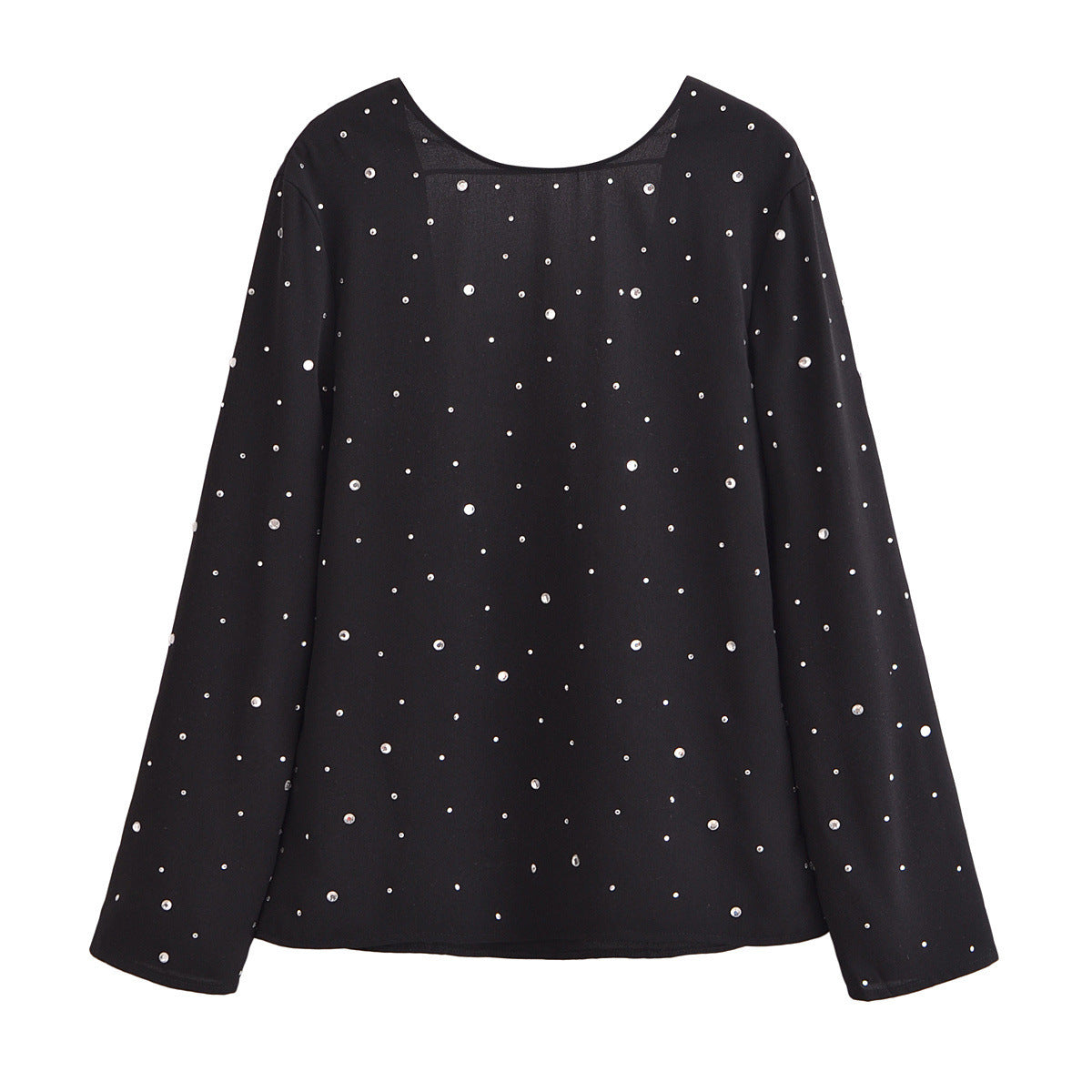 Berg-Feldt : Élégant chemisier pour femme à manches longues et détails sequins