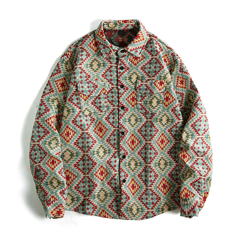 Chemise-veste à carreaux décontractée pour femme Berg-Feldt