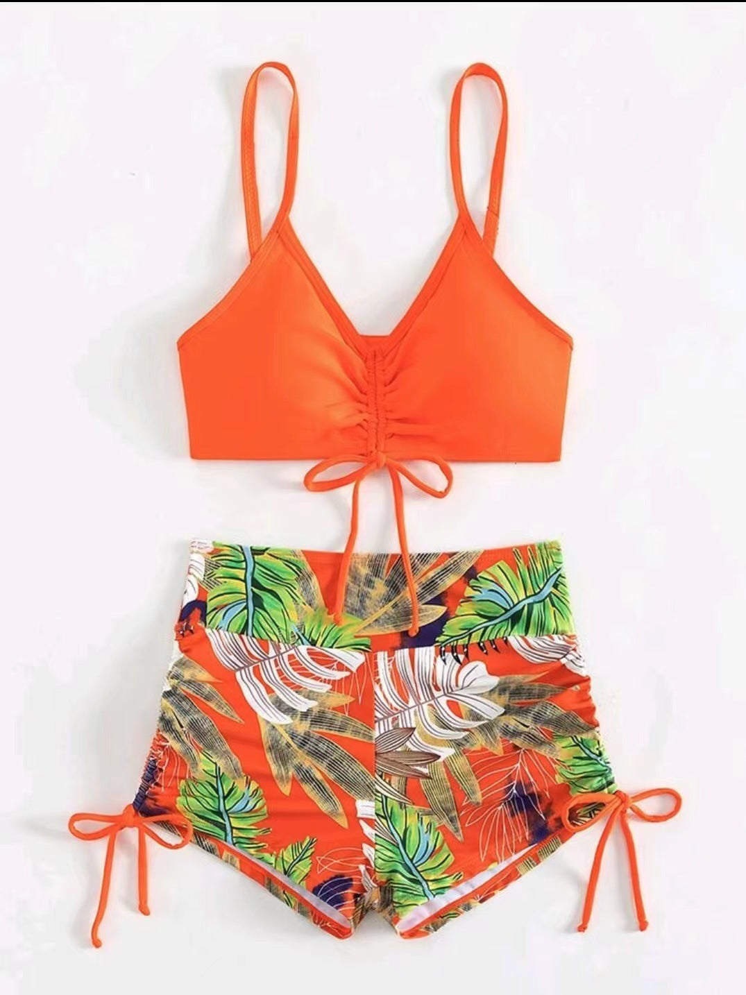 Maillot de bain deux pièces taille haute à fleurs pour femme Berg-feldt