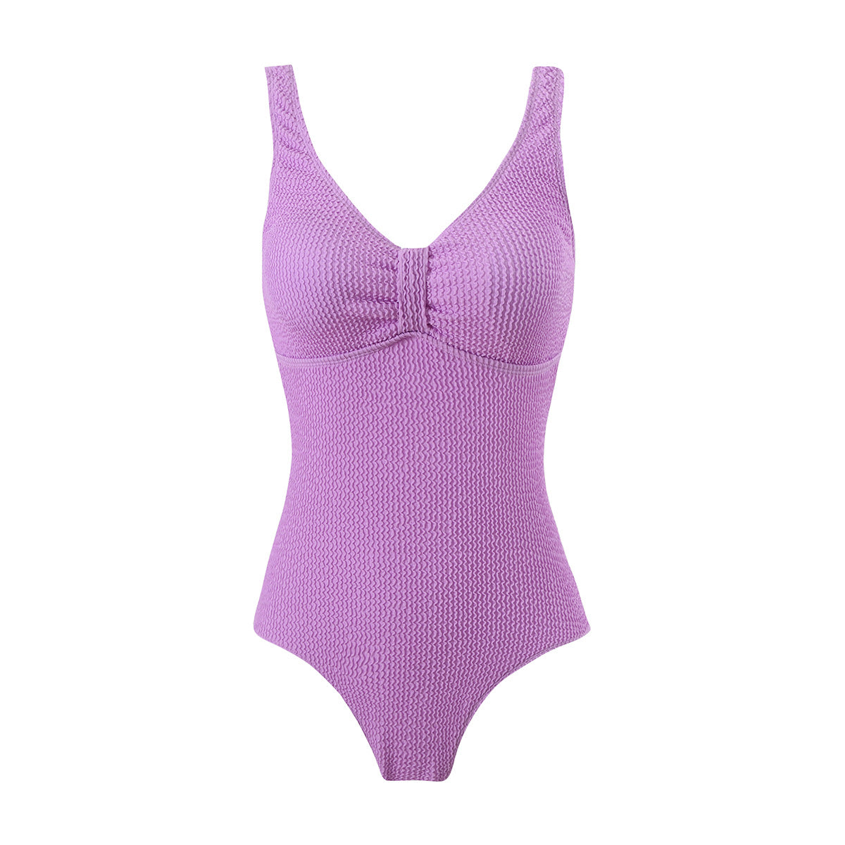 Maillot de bain femme Berg-Feldt, col en V et texturé