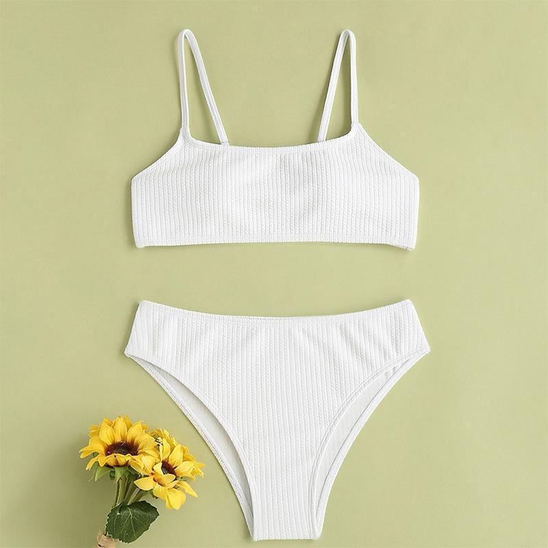 Bikini structuré avec culotte taille haute de berg-feldt