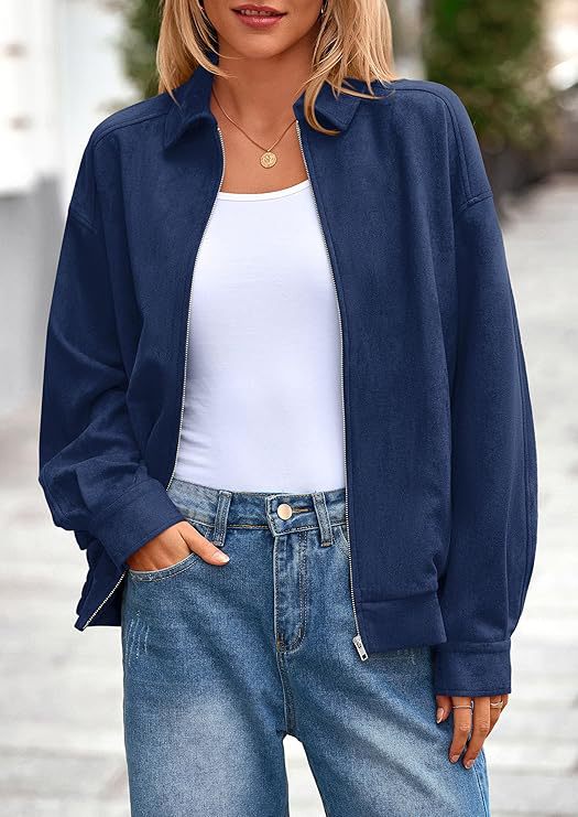 Veste de transition décontractée pour femme avec col montant et fermeture éclair Berg-Feldt
