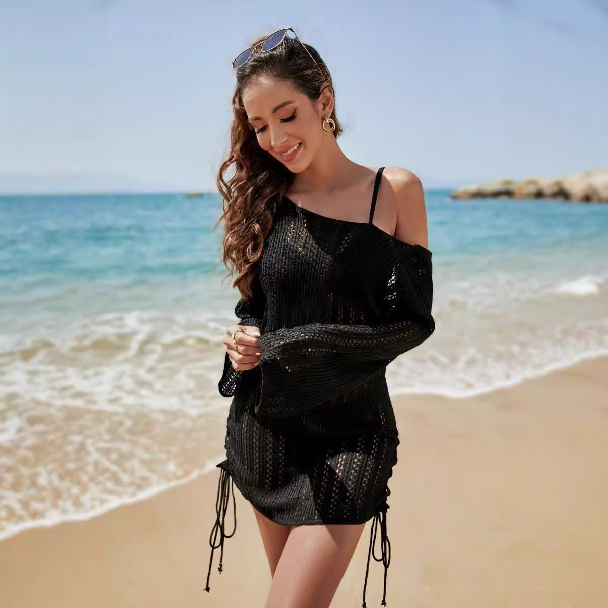 Robe de plage pour femme, crochet et tricot par berg-feldt