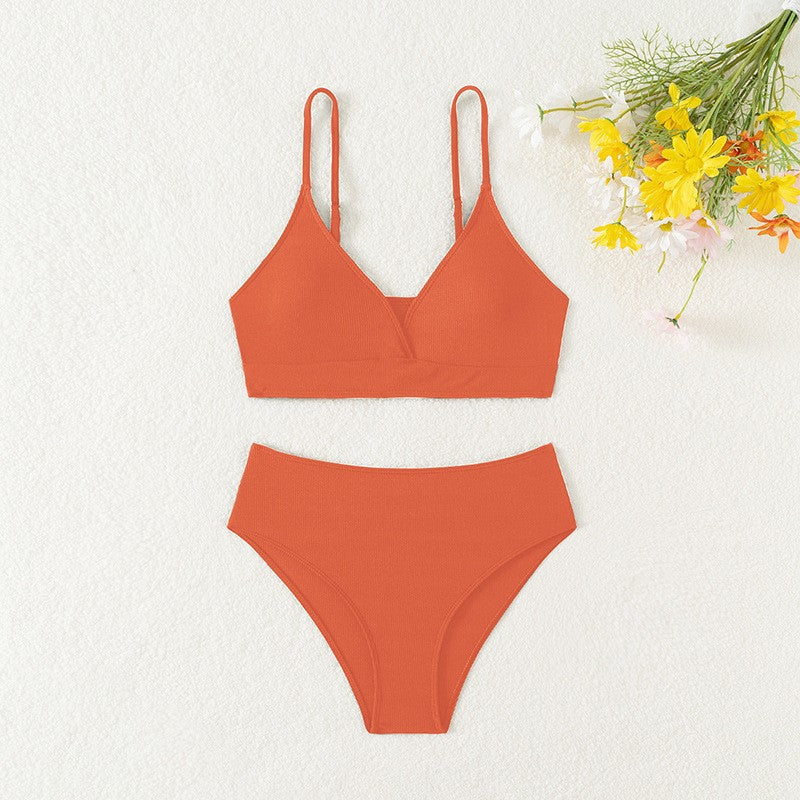 Ensemble de bikini pour femme de berg-feldt, échancré, à bretelles réglables et coupe confortable
