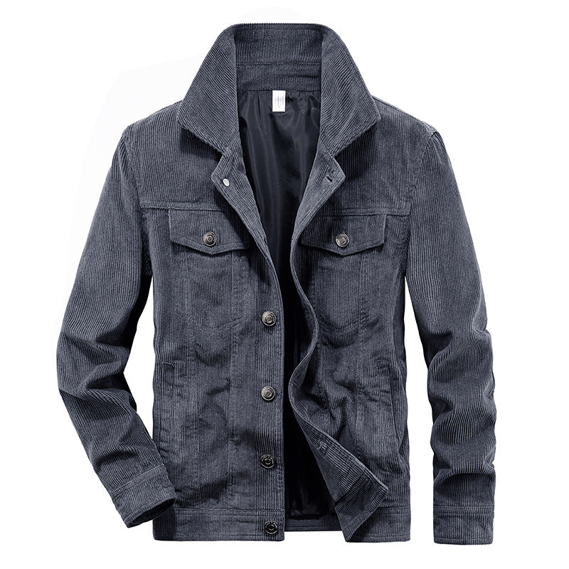 Berg-Feldt | Veste en velours côtelé pour hommes