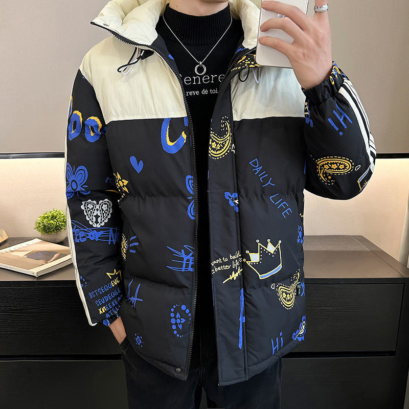 Doudoune matelassée chaude et tendance pour homme avec capuche réglable Berg-Feldt