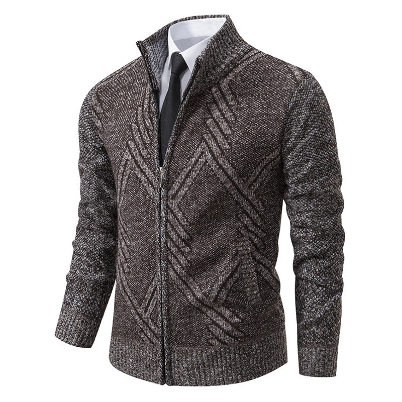 Cardigan homme à motifs géométriques modernes Berg-Feldt