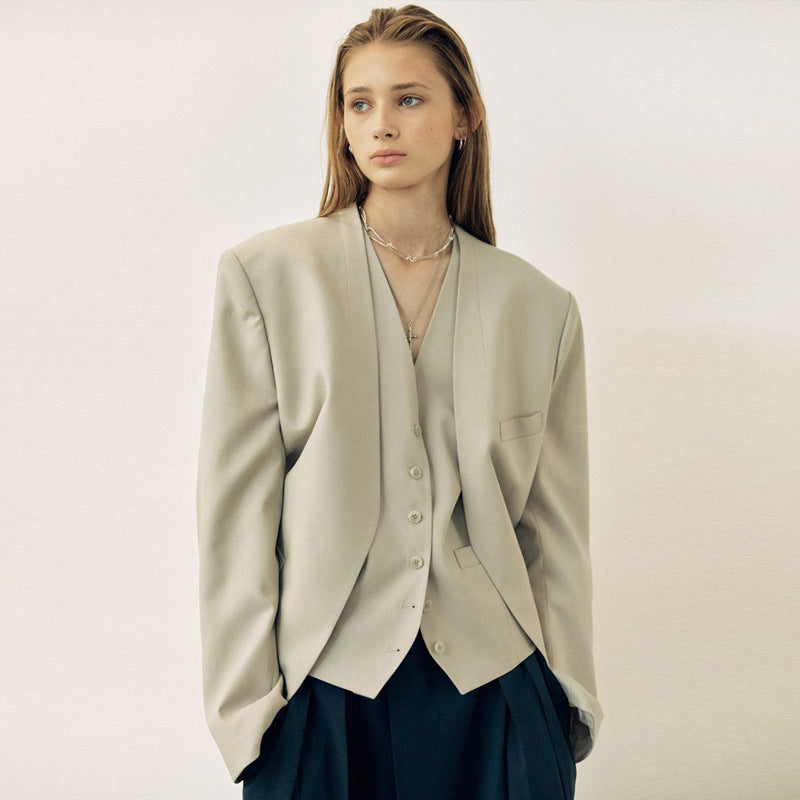 Stilvolles Damen Blazer-Set mit Oversize-Schnitt und modernen Details von berg-feldt