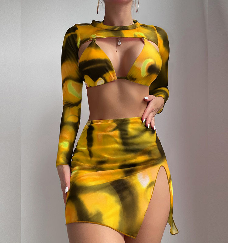 Ensemble crop top et jupe taille haute Berg-Feldt pour femme