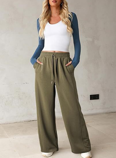 Bequeme, stylische Damen-Freizeithosen mit elastischem Bund und Taschen von berg-feldt