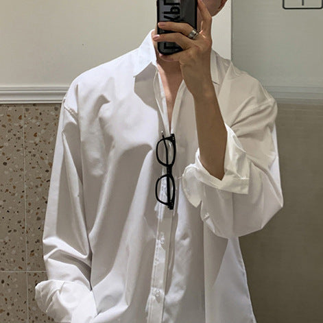 Chemise oversize en coton respirant pour homme à coupe décontractée Berg-Feldt