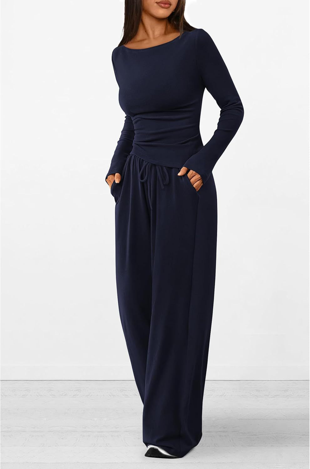 Ensemble lounge élégant et confortable pour femme, à manches longues et taille élastique, Berg-Feldt